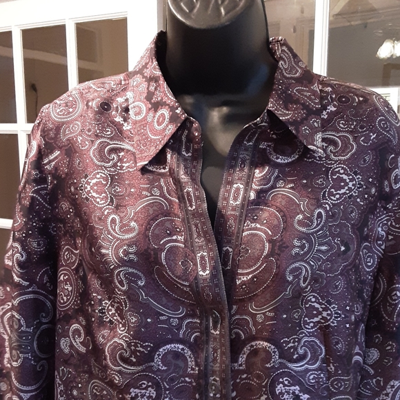 NEW Ann Taylor Silk Button-Down Suit Blouse - Picture 3 of 8